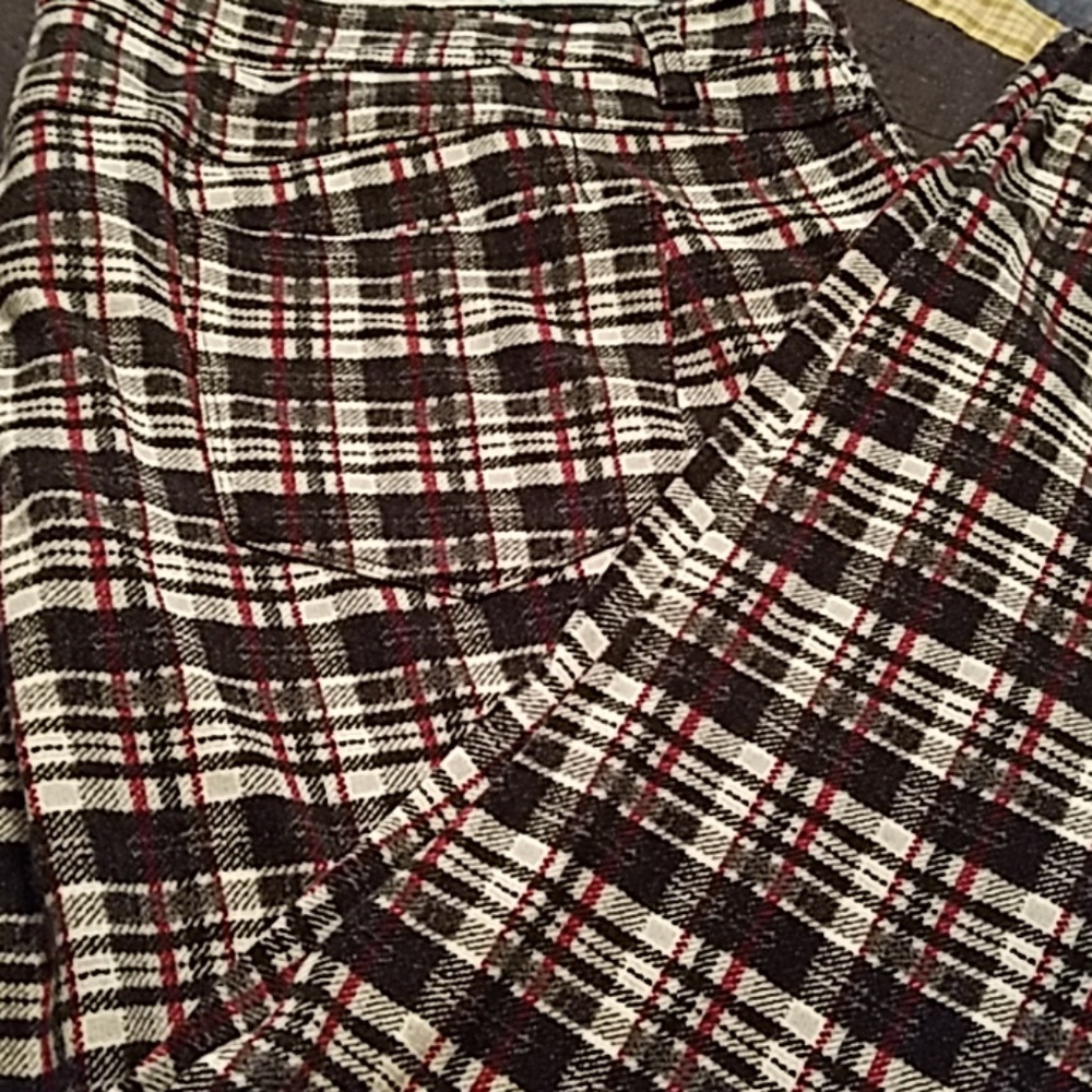 Plaid pants/leggings